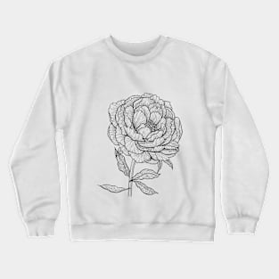 Peony drawing 3 Crewneck Sweatshirt